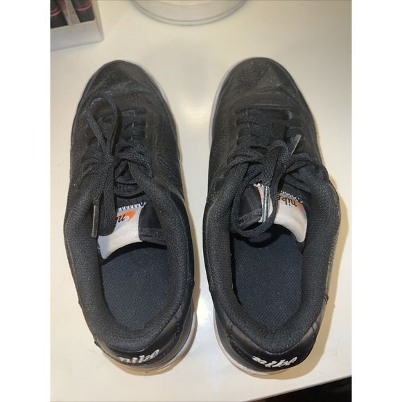 Nike Wmns Court Vintage PRM Wmns Size 7.5 Shoes CW1067-002 Black White Orange - Picture 6 of 9